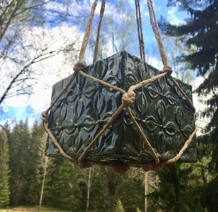 ampel kruka keramik handgjord norrtälje riala 